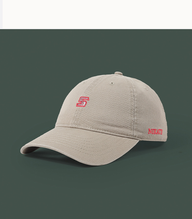 fashion soft top curved brim letter cap  NSTQ34709