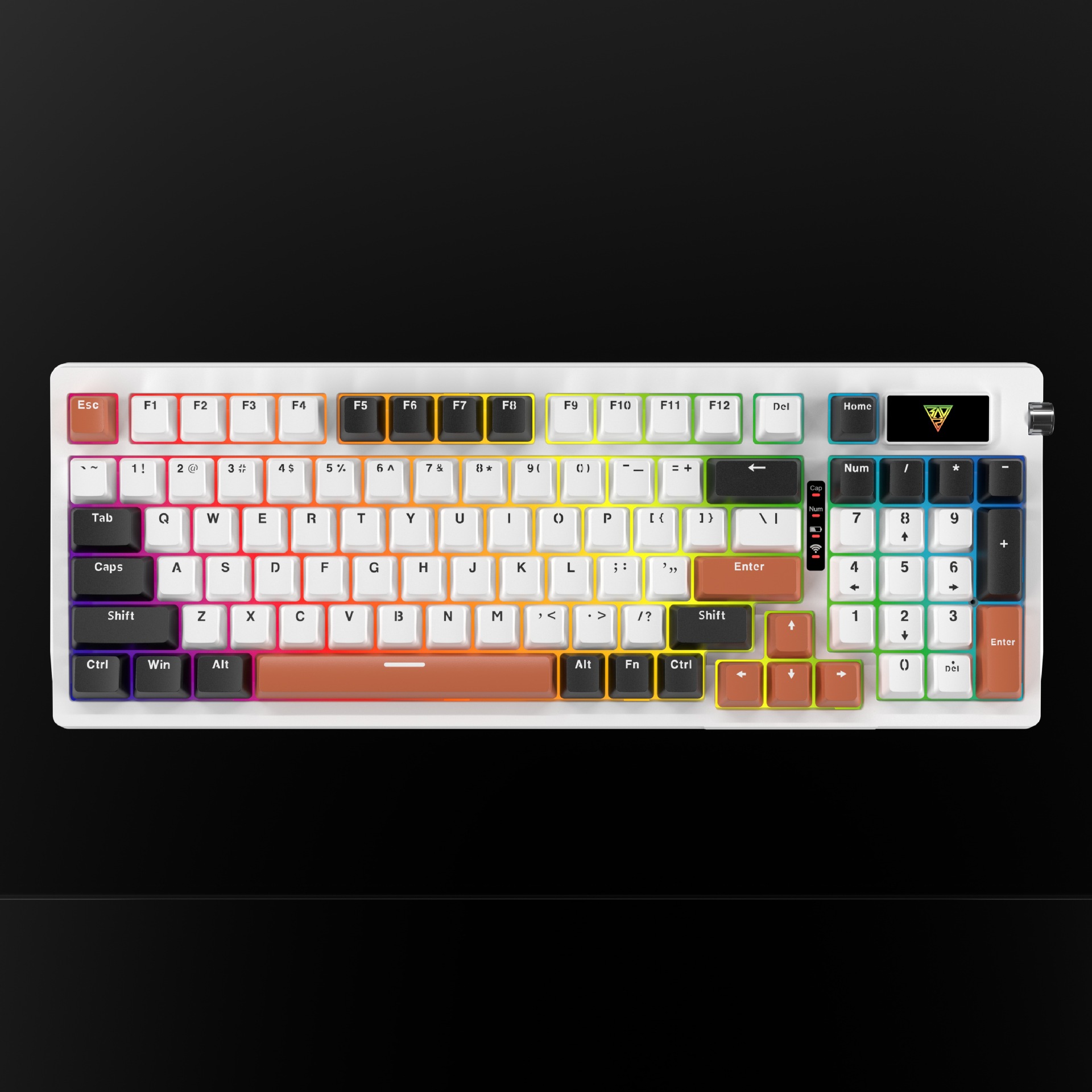 Jingdi G98 メカニカルキーボード ワイヤレス 3モード Bluetooth ホットスワップ対応 ゲーミング エスパルトコンピュータ対応 デスクトップパソコン用汎用キーボード