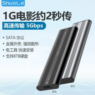 M.2新升级免螺丝USB3.2 Type-C接口NGFF/SATA协议固态移动硬盘盒