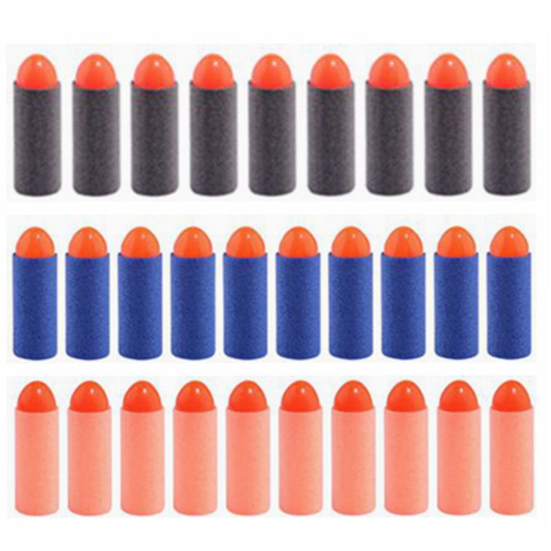 Sponge Soft Bullet Craftsman Short Bullet Same Style 3.8cm Foam Eva Soft Bullet Bullet 50 Rounds Short Bullet