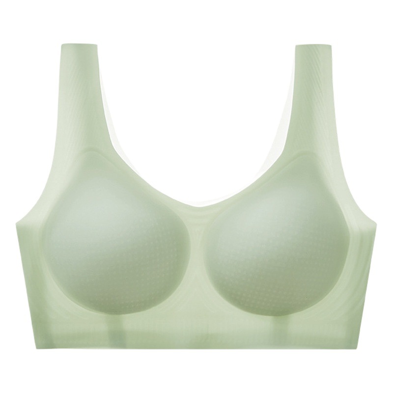 Nuevo chaleco Delgado estilo ropa interior sin costuras soporte superior cómodo push up sueño sujetador transpirable inalámbrico belleza espalda mujeres