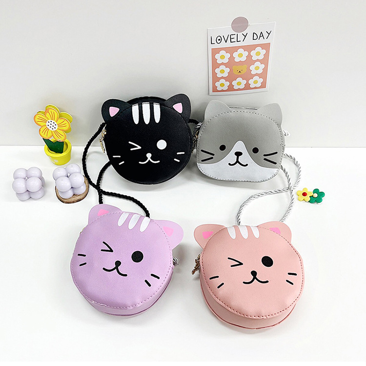 The 2022 new style of little girl bags, fashionable small bags, coin purses, super beautiful Little girl cat bags, crossbody bags, cute and trendy undefined