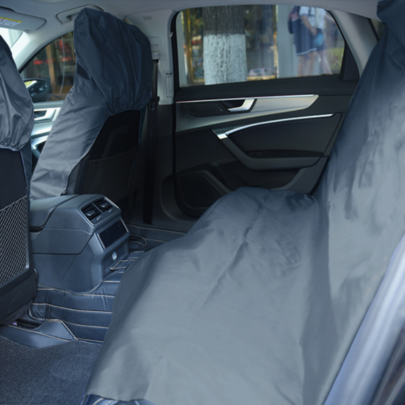 Seat Cover Repair: Universal Seat cushion, seat cover - 1-gray-oxford-cloth-full-car-seat-cover-set