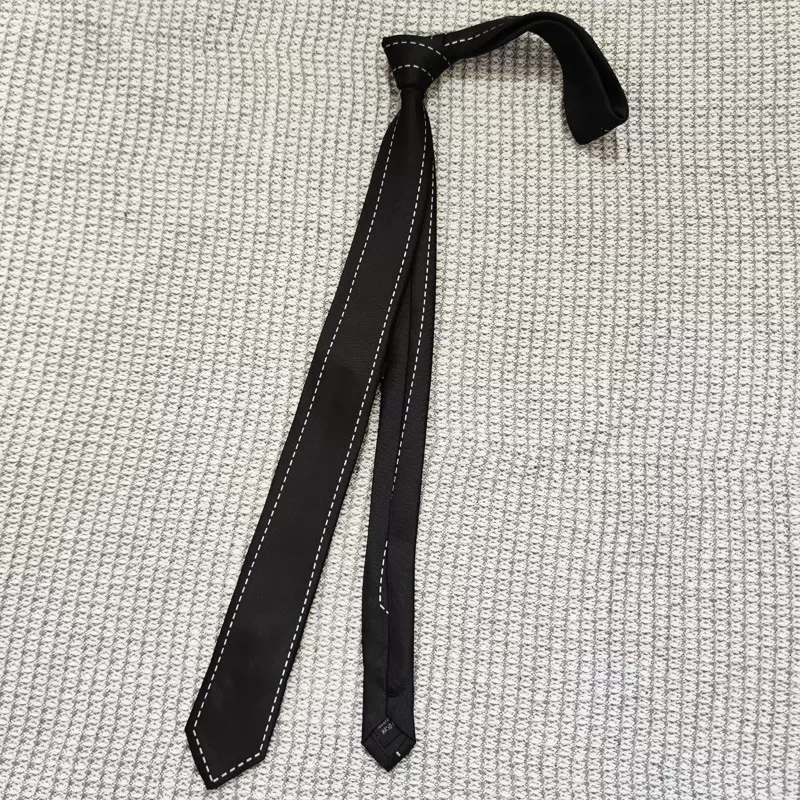 虚线定位高密度涤纶丝手打款领带5cm个性年轻搭配衬衣制服职业潮