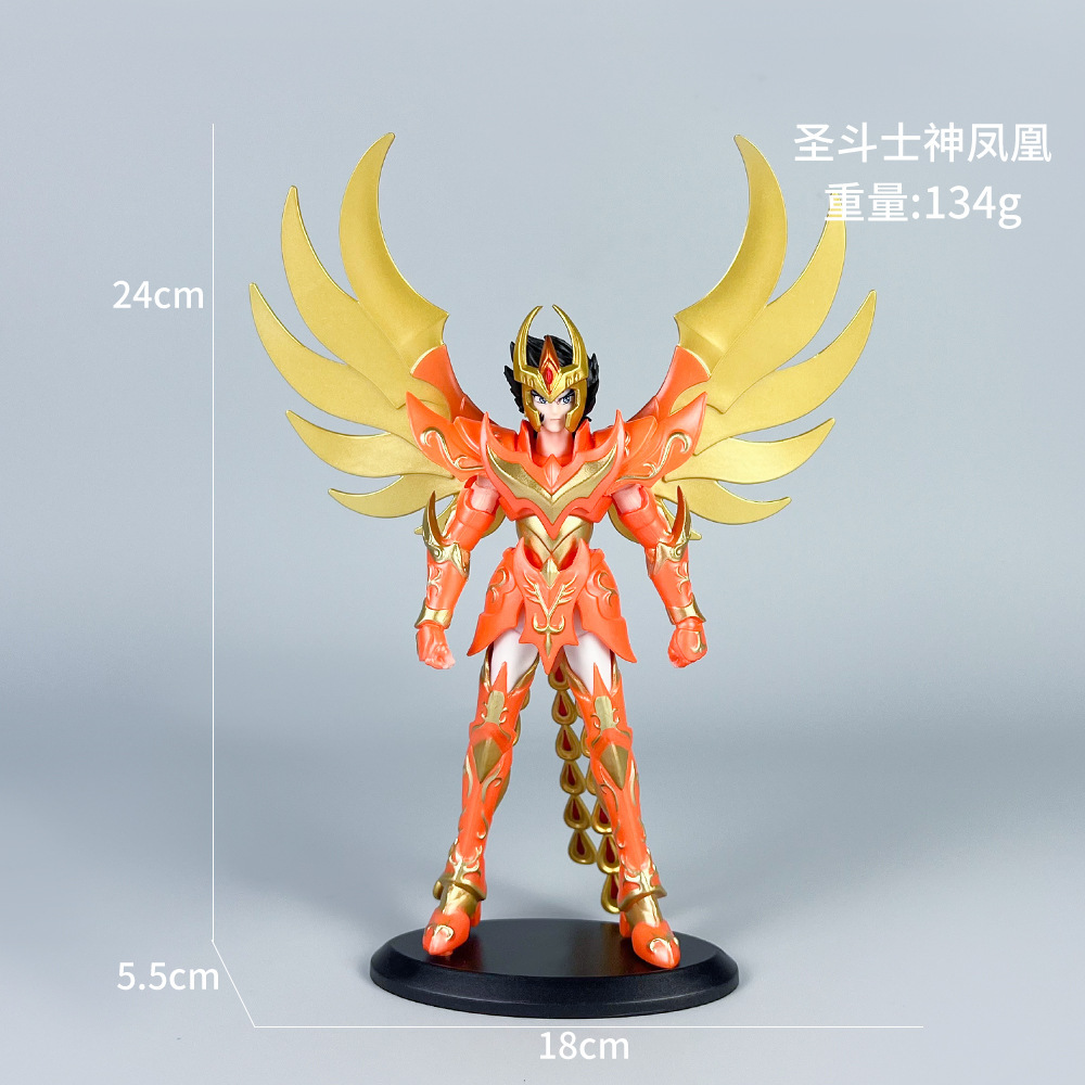 Anime Fighter sagrado Seiya White Bird Phoenix Tianlong Tianma Fairy Modelo de decoración de escritorio Periférico al por mayor