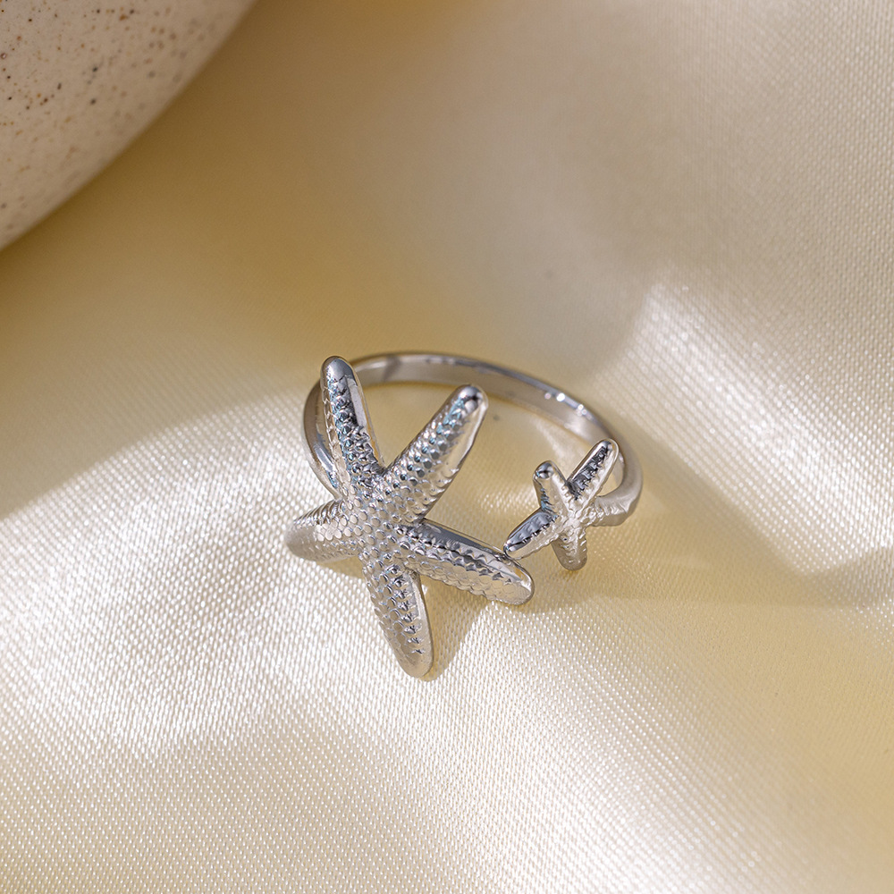 5g Weight 0.03µm-0.05µm Gold Plating Thickness PVD Coated Gold Plating Process Real Gold Plated Plating Material Zircon Inlay Material Rings, Earrings, Necklace Classification cable chain Chain Type Daily Occasion 304 Stainless Steel Material Starfish, Shell Pattern All Seasons Season Women's Gender IG Style, Marine Style Style Waterproof Non Tarnish, Inlay Craft PVD Coated Real Gold Plated 18K Gold Starfish Shell Titanium Steel IG Style Marine Style Waterproof Non Tarnish Rings Earrings Necklace 11