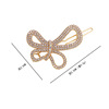 Cen Mi new Korean rhinestone hair clip female alloy butterfly rabbit ears pentagram side frog folder folder manufacturer wholesale