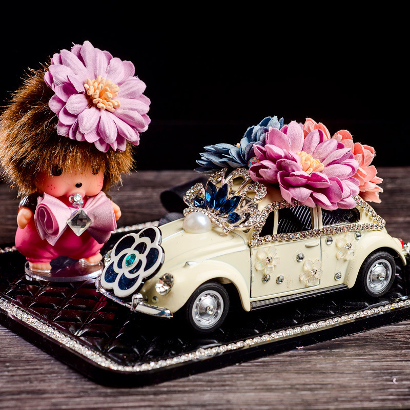 Modelos de automóviles clásicos de aleación de automóviles accesorios de automóviles de aleación de automóviles decoración interior de automóviles puede dibujos animados
