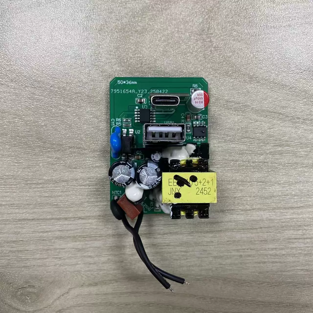 5V4A USB + Type-C 20 Вт мобильный телефон с быстрой зарядкой, плата адаптера питания с голой платой