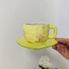 Yellow -bottom tulip