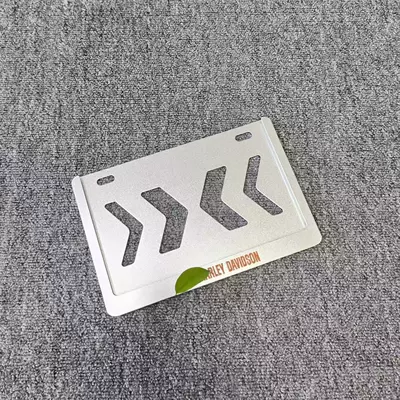 Suitable for Motorcycle License Plate Nömrə qabı - mopai-magnesium-aluminum-alloy-anti-bending-frosted-silver-harley