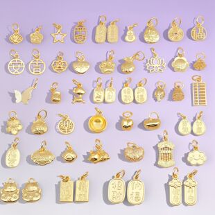 18K��ɫƽ��������P ����������ؔ�{������ diy�Ʒ����������l