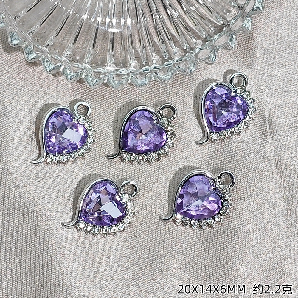 Exquisitos accesorios de joyería colgante de diamante de alta protección ultravioleta al por mayor collar DIY artesanal colgante de materiales de ropa de pulsera