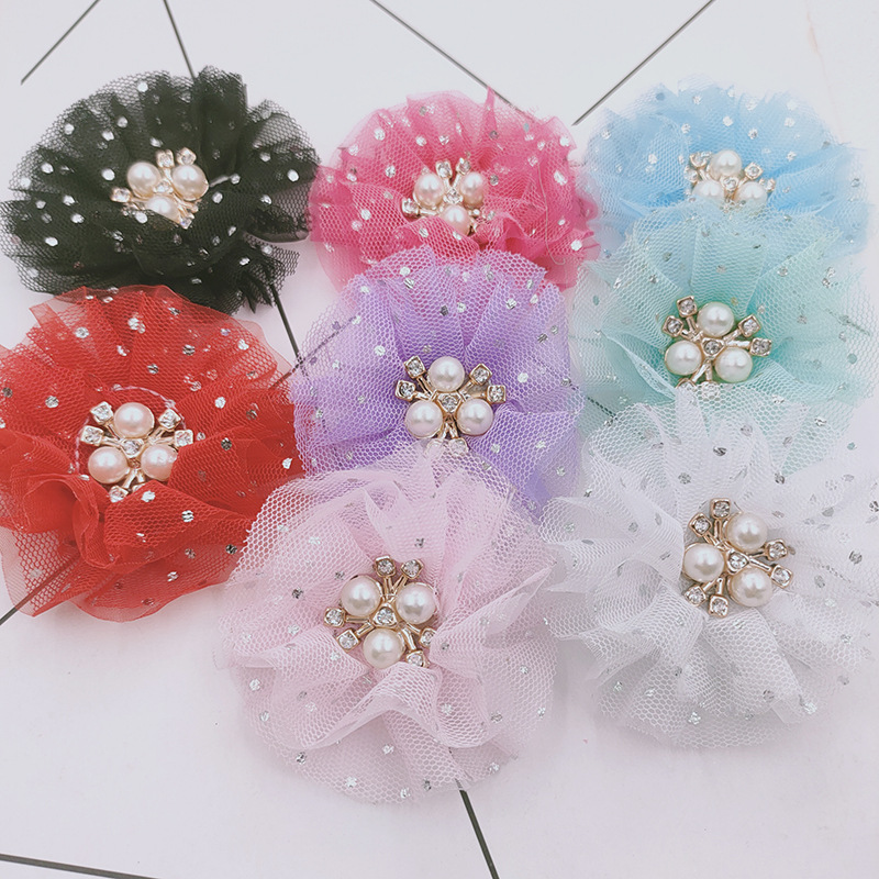 Children's hairgrip handmade pearl