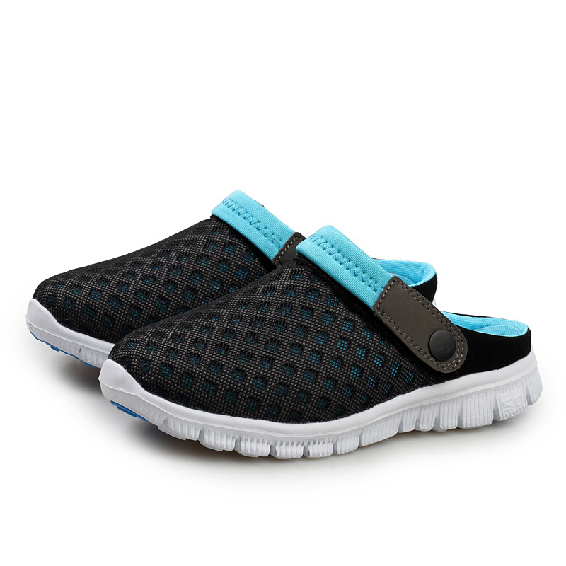  Herren-Sommer-Clogs, atmungsaktive Sandalen, Hausschuhe, Outdoor-Strandsandalen, Netz-Hausschuhe_voghion.com
