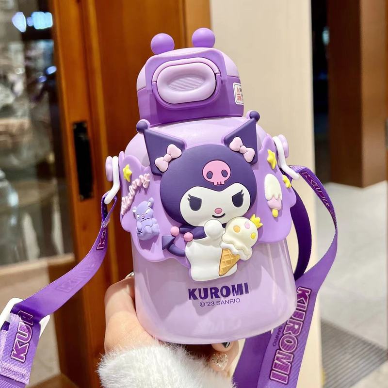 サンリオクロミ保温カップ子供用新型コップ女子高颜値携帯保温ポット誕生日プレゼント|undefined
