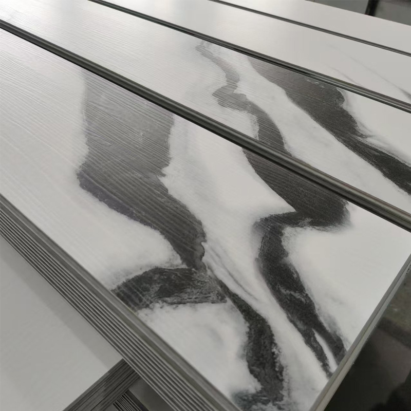 浙江実木模様spc石塑性ロック床ホルムアルデヒドなし防水難燃新材料石晶床|undefined