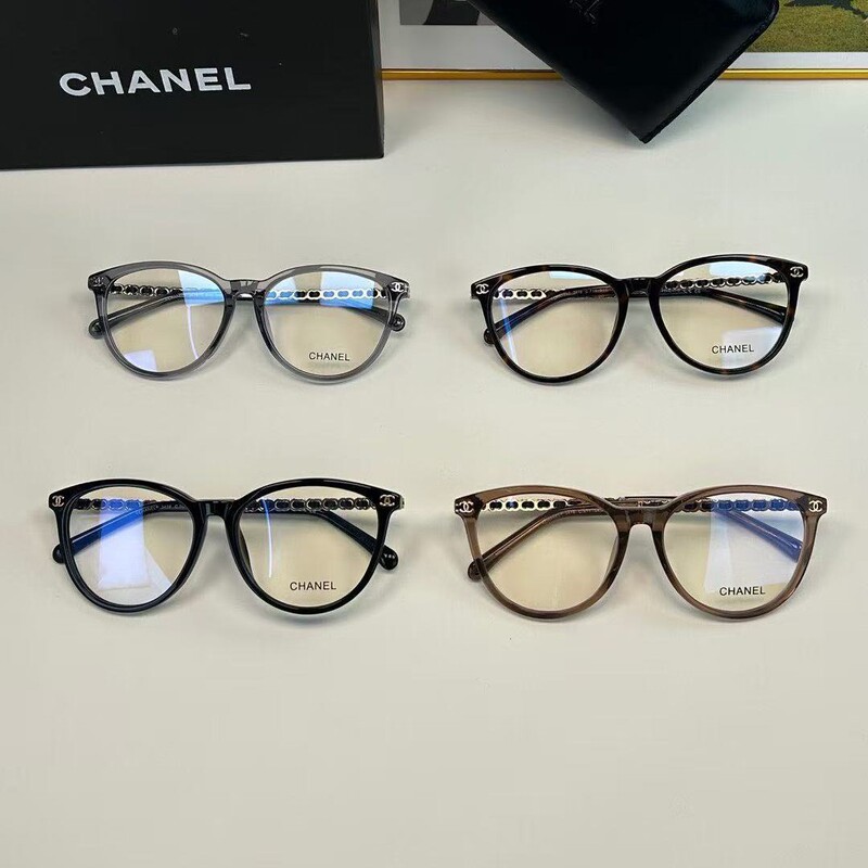 Chanel Ch3478 Eyeglass Frame with Chain, Vintage Anti-Blue Light Square Frame, Black Plain Frame, Can Be Customized with Prescription Lenses Chanel Ch3478 Eyeglass Frame with Chain, Vintage Anti-Blue Light Square Frame, Black Plain Frame, Can Be Customized with Prescription Lenses