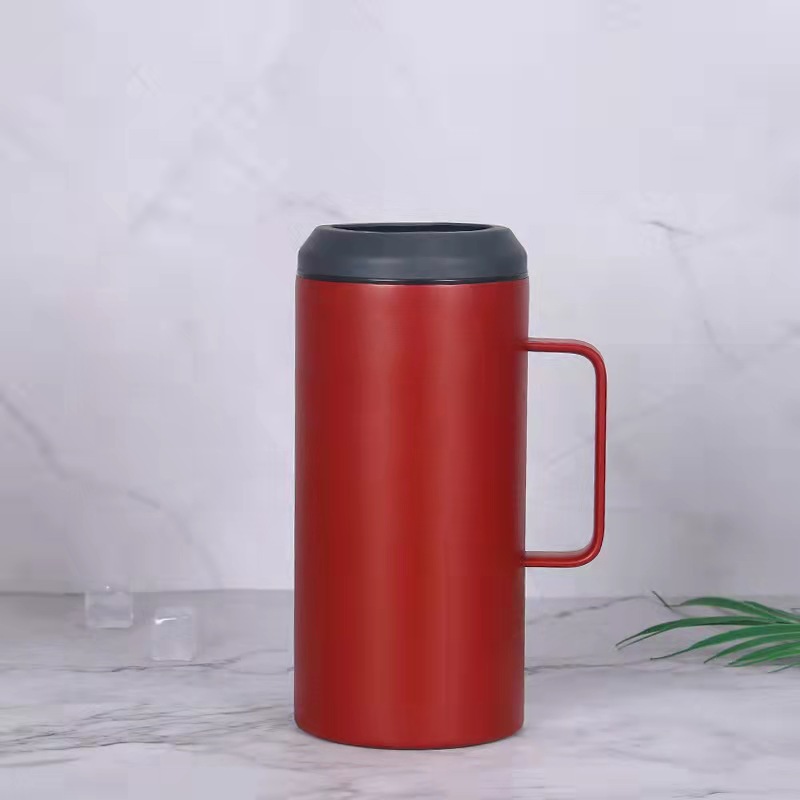 Comercio exterior transfronterizo 40oz taza de aislamiento de acero inoxidable doble vacío hielo taza de agua con mango de cerveza bebida lata de aislamiento de frío image 6