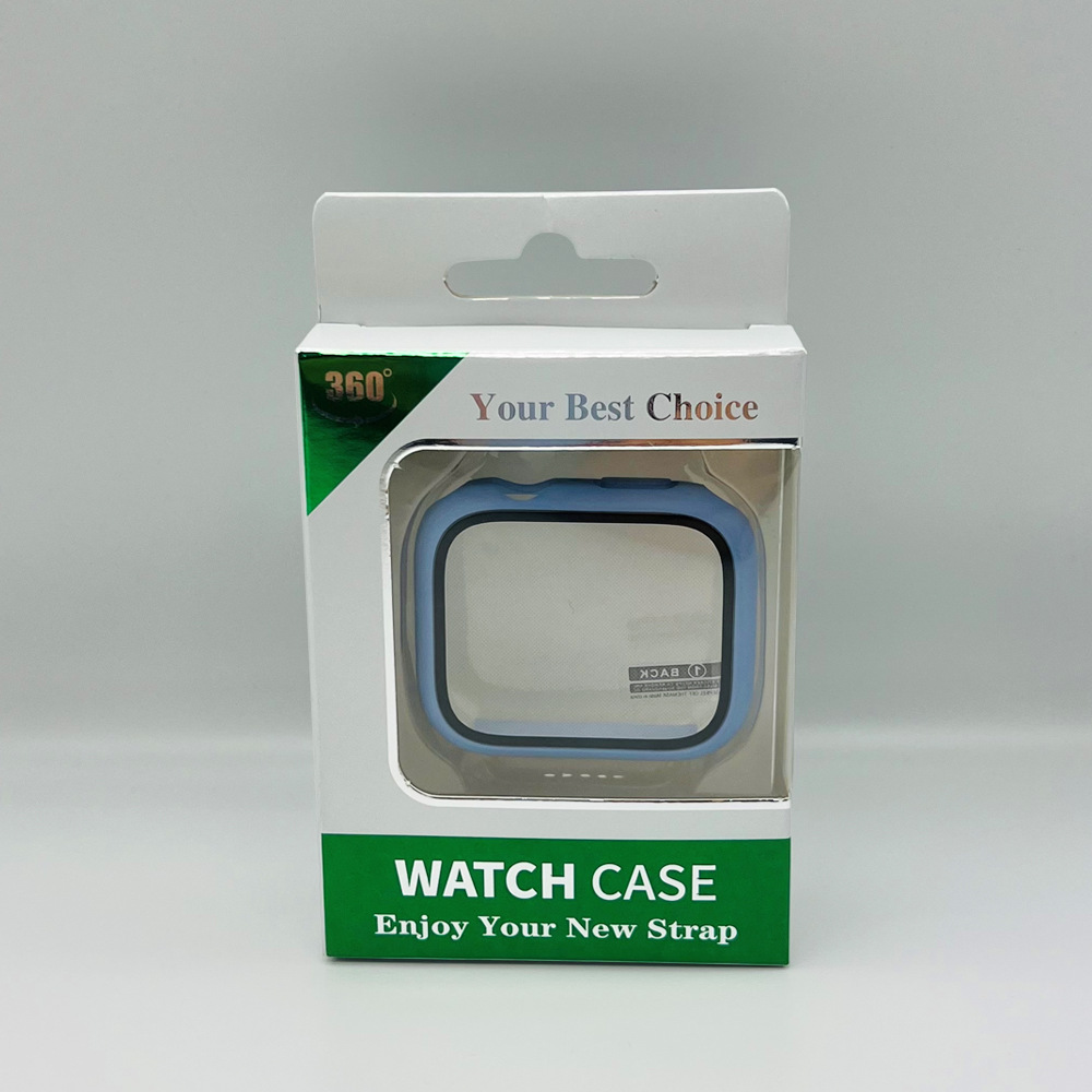源头工厂通用手表壳包装盒 现货中性银卡开窗智能手表钻壳包装盒