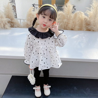 女童连衣裙春秋款韩版宝宝长袖裙子洋气儿童连衣裙童装批发跨境|ms