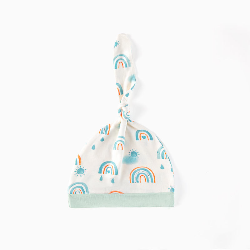 그린 레인보우 모자]