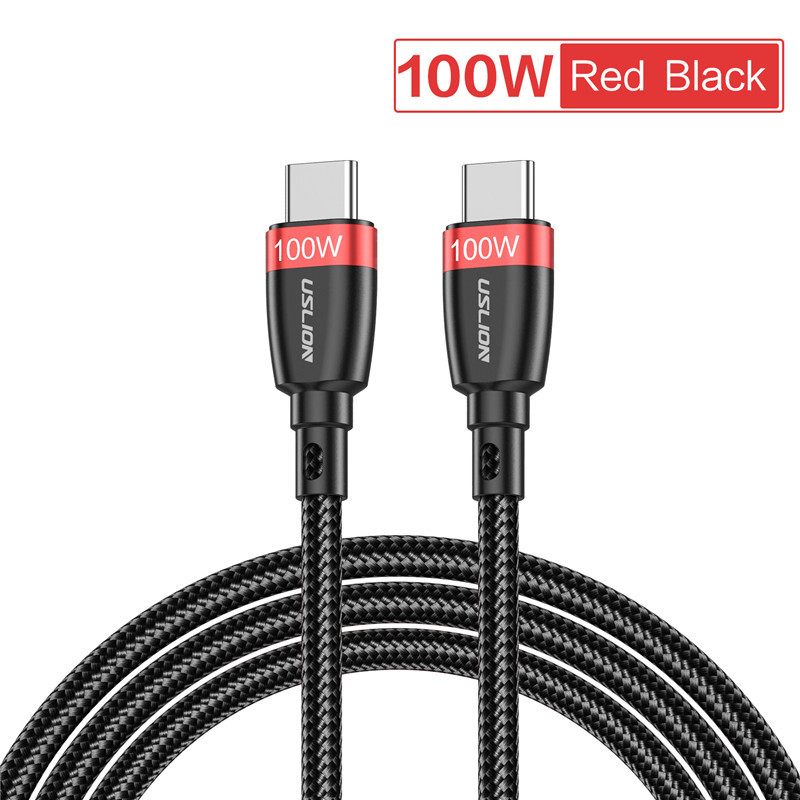 Uslion 3A Type-C PD2.0 100W flash data fast charging cable_voghion.com