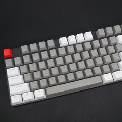 Pbt材質esc赤色単粒増補正刻不透光機械キーボードキャップカラー増補共通キーキャップ