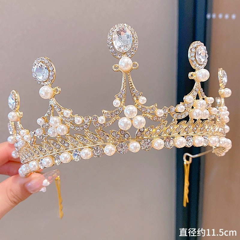 tiara crown accessory for bride — elegant princess headpiece, wedding & birthday gift, 0.03 kg
