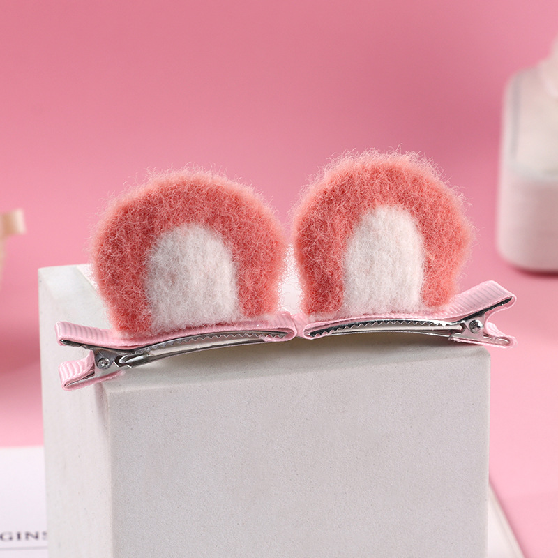 17 # 오렌지 곰 귀 1 쌍