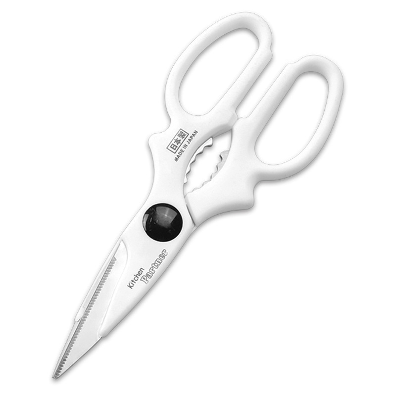 Household Stainless Steel Kitchen Scissors Strong Fish and Chicken Bone Scissors Multifunctional Sharp Barbecue Chicken Bone Scissors