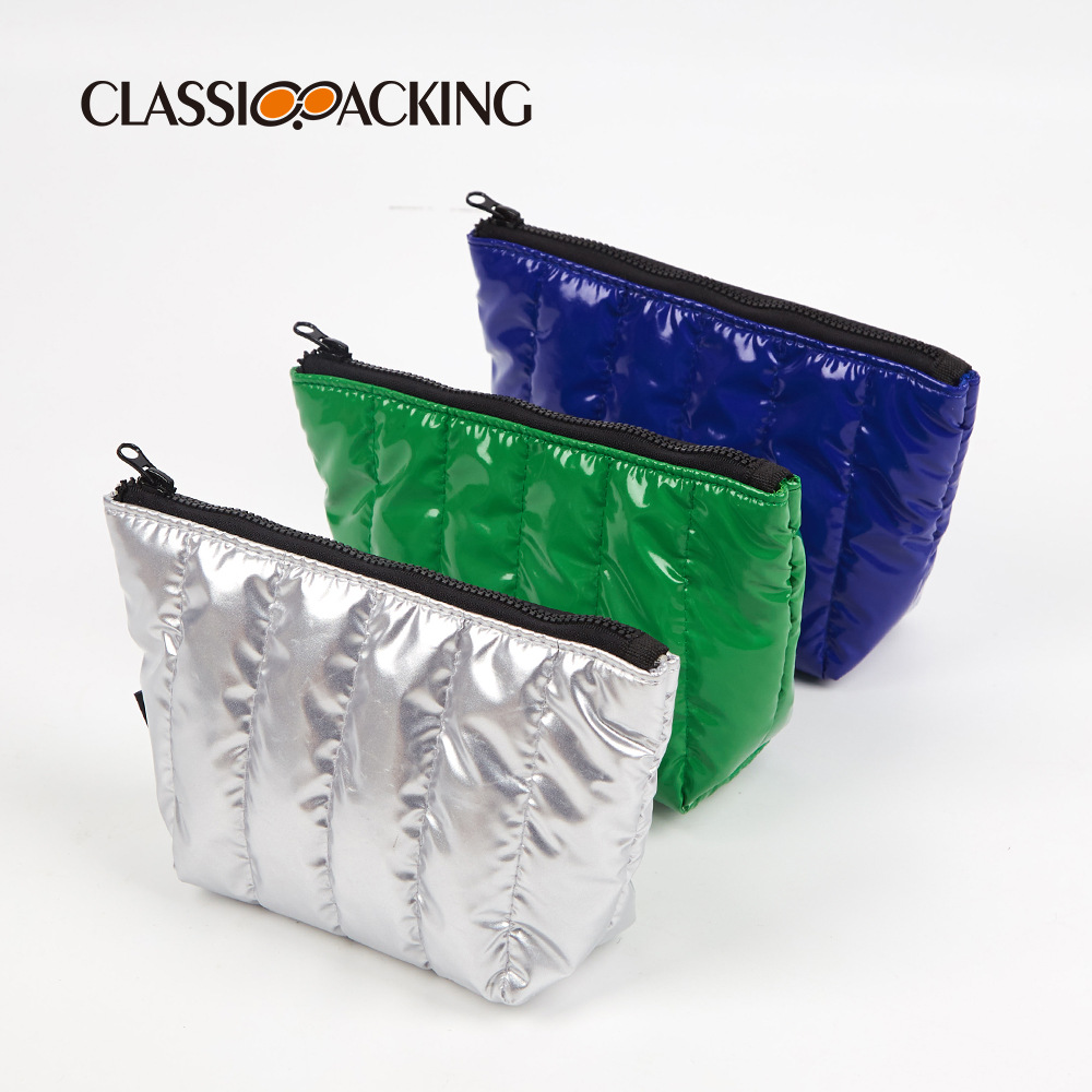 Bolsa de cosméticos de gran capacidad para imprimir logotipo transfronterizo popular bolsa de lavado de color sólido simple suministros de belleza bolsa de almacenamiento