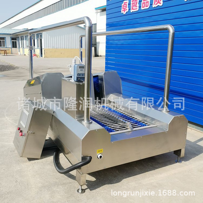 矿用通过式洗靴机 食品厂用靴子洗刷机 靴底靴帮清洗设备智能感应