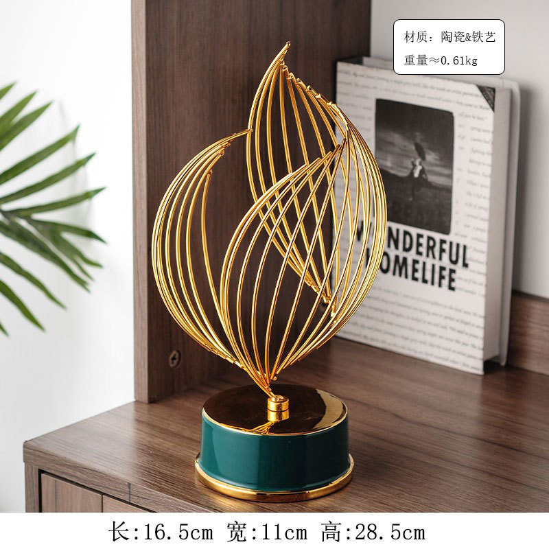 Fengshengshui barco decoración del hogar pasillo decoración salón TV gabinete artesanía inauguración de la casa regalo de alta gama al por mayor