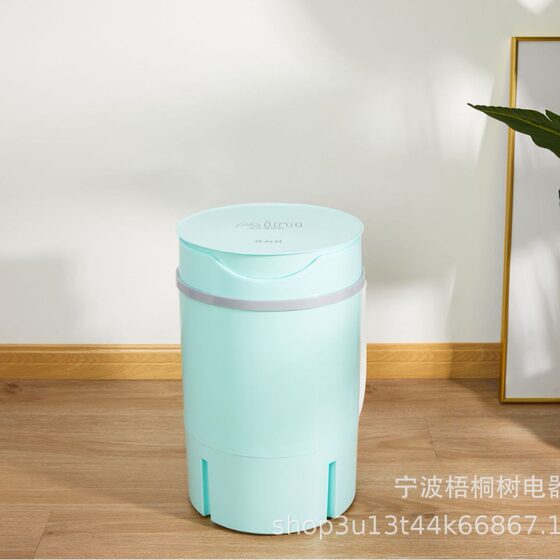 Wholesale generation clothes washing machine drum small mini semi-automatic baby children's socks underwear with dehydration