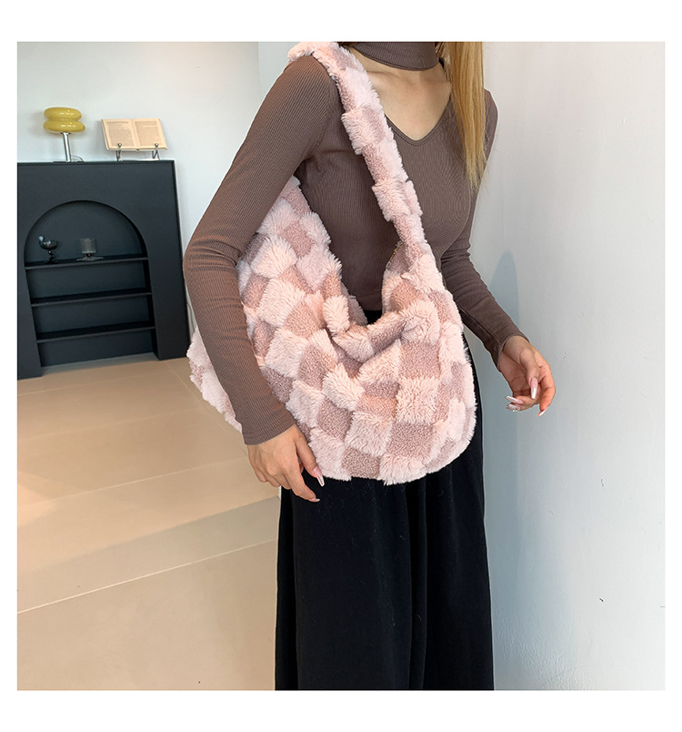 Women's Shoulder Bag Casual Fashion Solid Colour Handbag_voghion.com