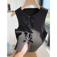 J 75623 Bow Tie Hoow Out Vest �����ᱳ�� ����ѷŷ���羳