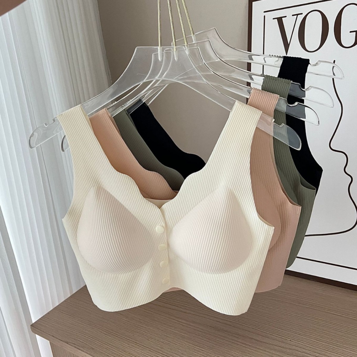 Nursing Bra for Pregnant Women, Special for Pregnancy, Push-Up Anti-Sagging Bra, Breast-Retracting Postpartum Breastfeeding Vest Style