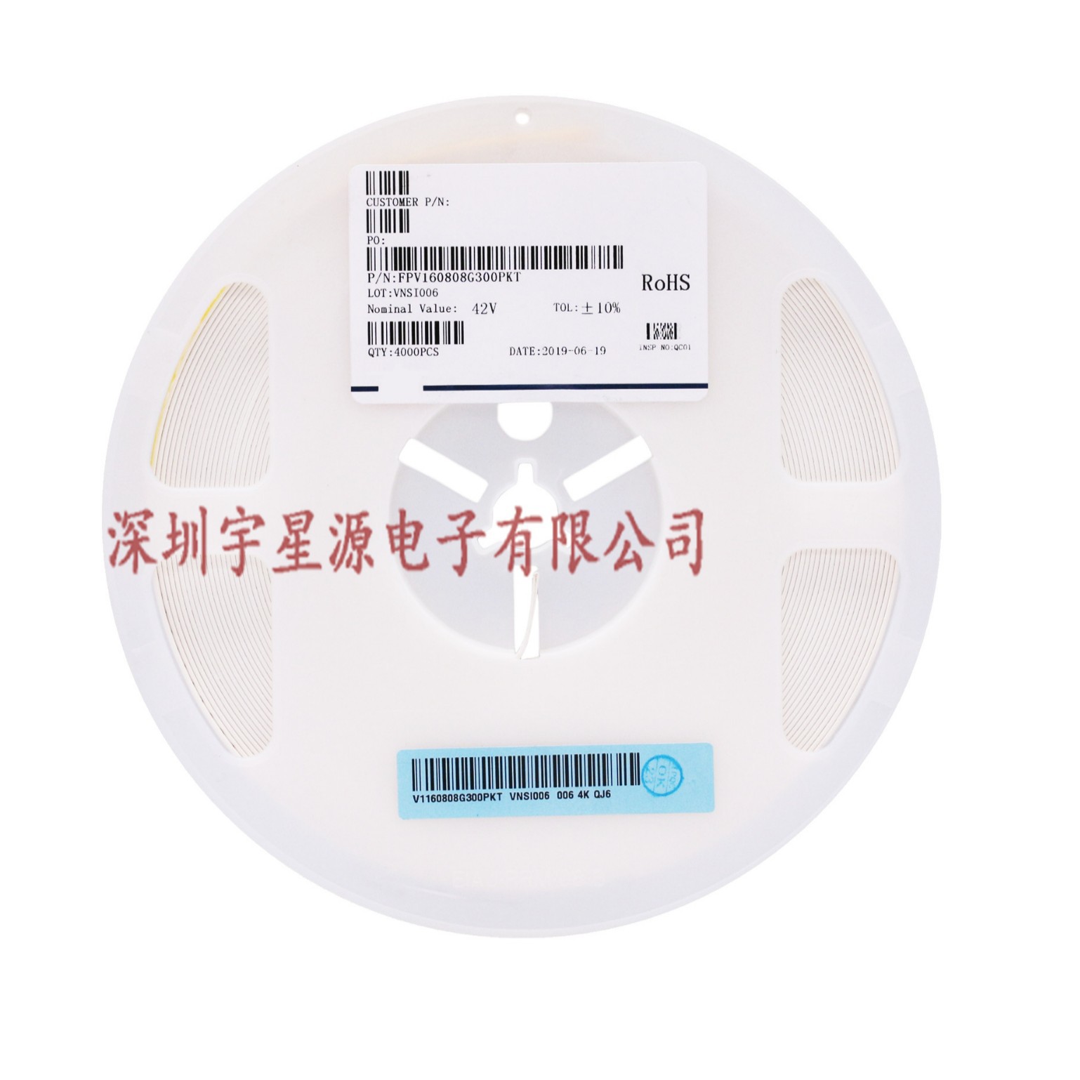 贴片电阻FPV160808G300PKT低温传感器压敏电阻元件配单0603 30V