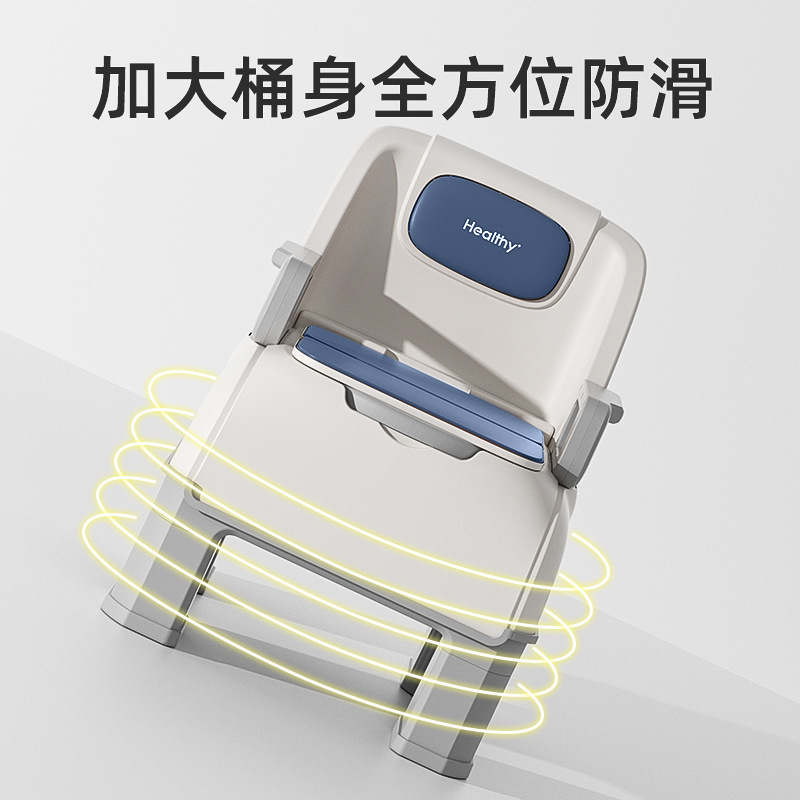 Dormitorio junto a la cama, baño para adultos y ancianos