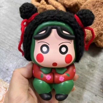 doll electric car doll — Car ornaments - nezha-cuihua-xiaoxin-contains-traceless-glue