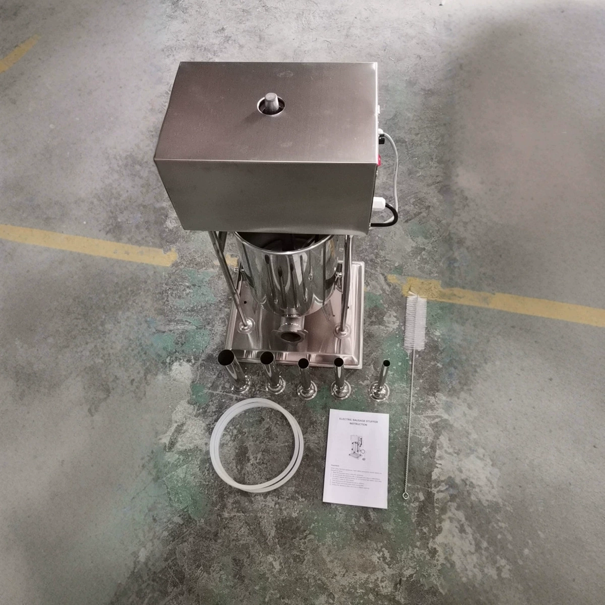 ETV25L Электрический клизма машина коммерческая автоматическая бытовая нержавеющая сталь колбаса машина для орошения ветчины колбаса машина ручной