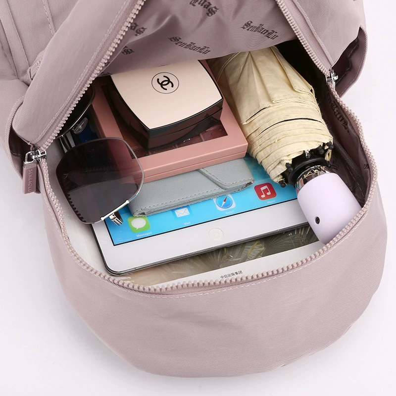 Капacious nylon school bag, travel bag, worn on the shoulder, for import