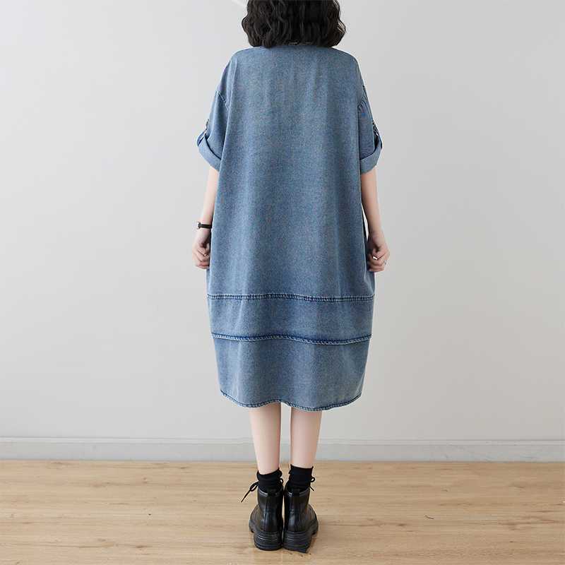 夏  M-2XL 大きいサイズ ワンピース