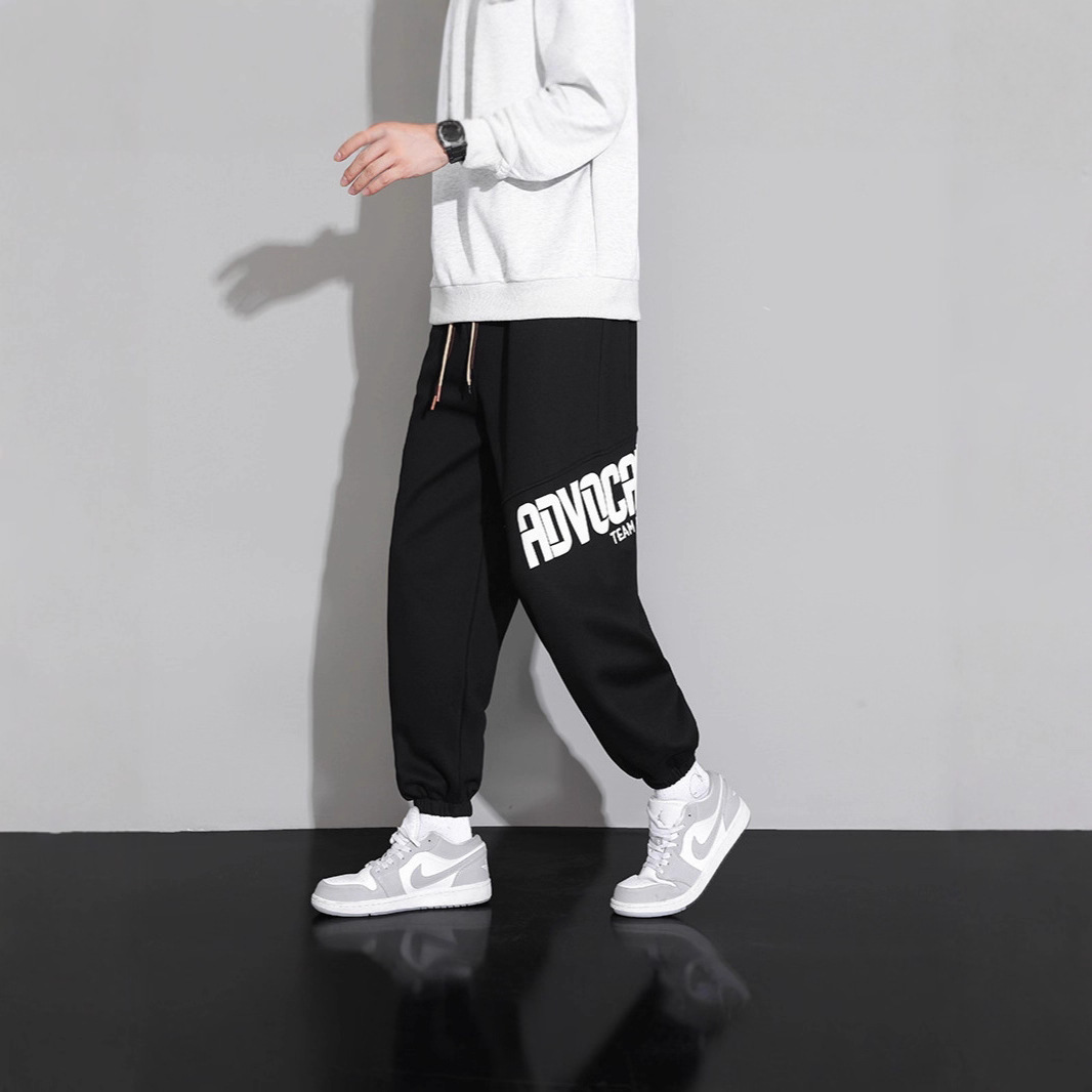 2024 New Casual Long Pants Men's Autumn Pants Spring and Autumn Youth Loose Versatile Jogger Sweatpants