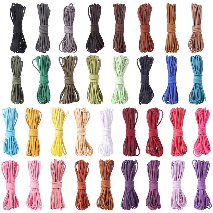 diy手链材料 复古diy饰品配件 手工串珠3mm韩国绒麂皮 项链绳