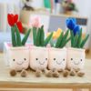 new pattern tulips Flower Plush Toys simulation Succulent plants Doll doll indoor Decoration decorate gift