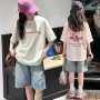 儿童夏季大童女童t恤