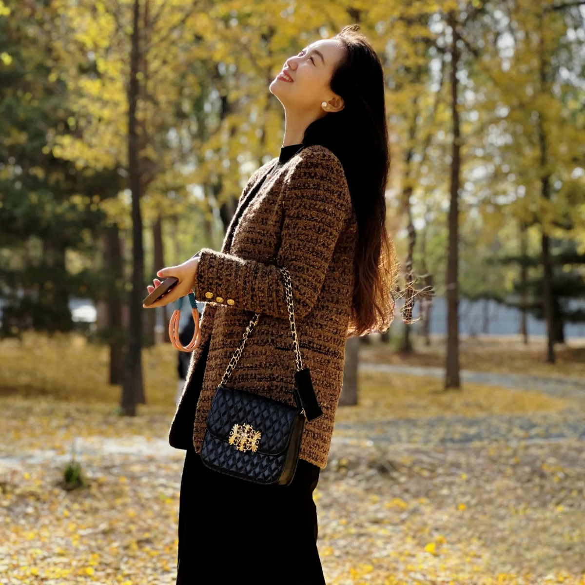 New Autumn and Winter Tops, Wool Tweed Outwears, Accessible Luxury Ladies, Small Fragrant Style, High-End Outwears, Large Size Loose Outwears for Women