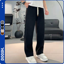 2026春夏时尚潮流百搭直筒裤挺括有型休闲裤宽松美式男士休闲长裤